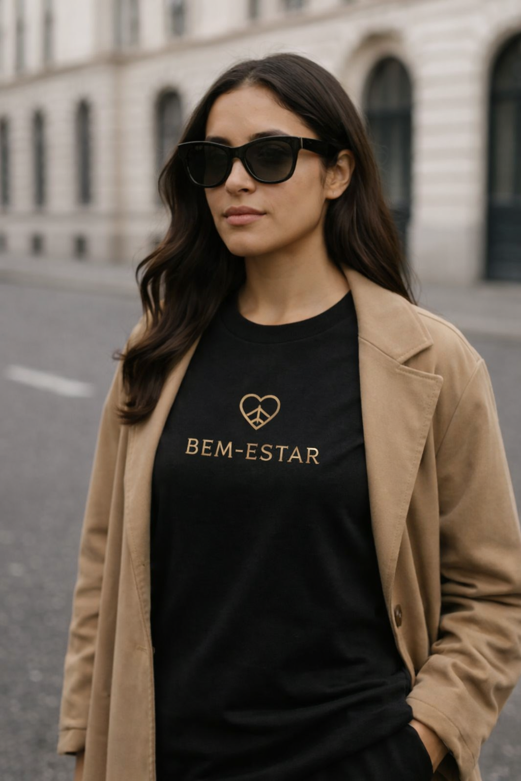 Exemplo de t-shirt com frase ou design de creator